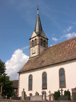 Photo couleur de l'église de Feldkirch